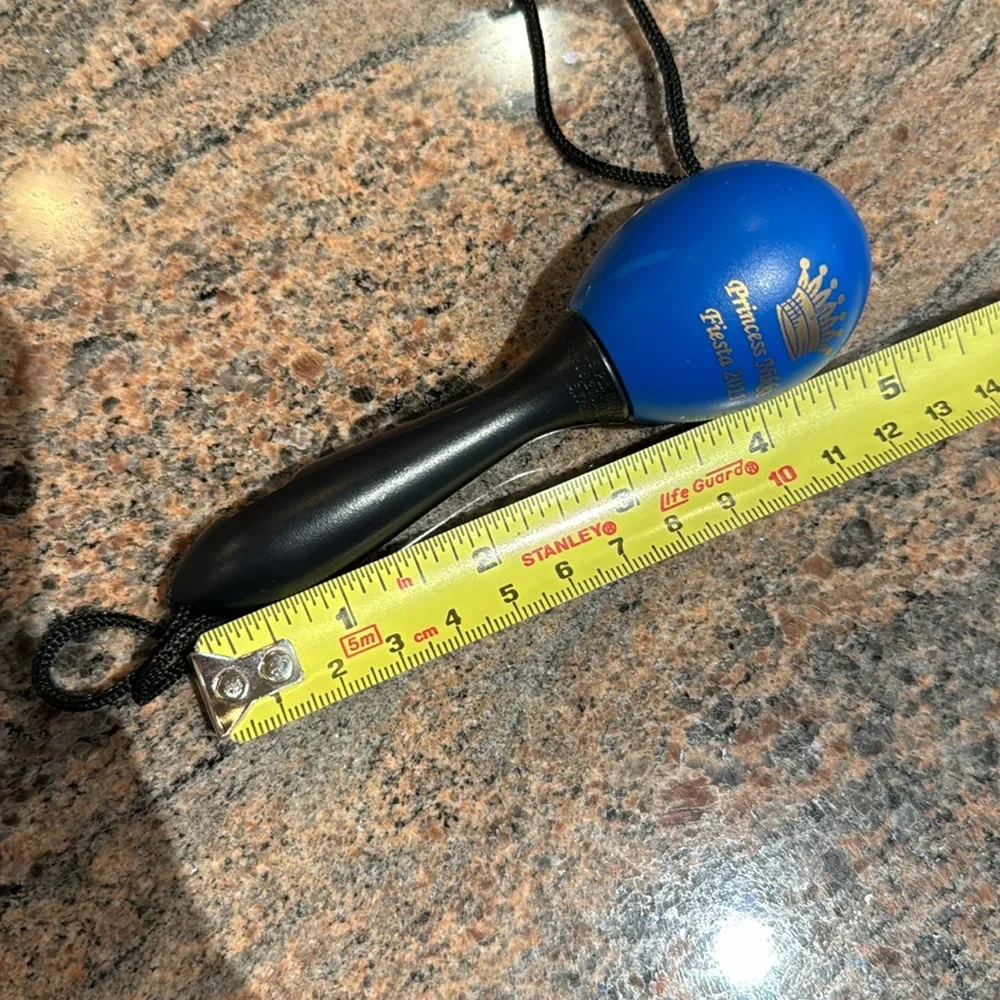 Blue & Black Maracas 🪇 with Bottle Opener Party Favors - 6pcs